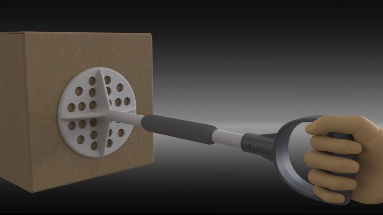 Pro Conveyor Assistant, Pushes and Diverts Boxes, Durable Construction, Light Weight Design, for High-Volume Shipping with Disk Holes 22" x 7.5"