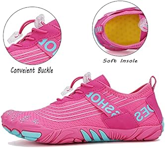 VTASQ Waterschoenen voor heren, sportschoenen, watersportschoenen, yoga, duiken, surfen, zwembad, sport, antislip, sneldrogend, schoenen voor apnoe in de open lucht, grijs
