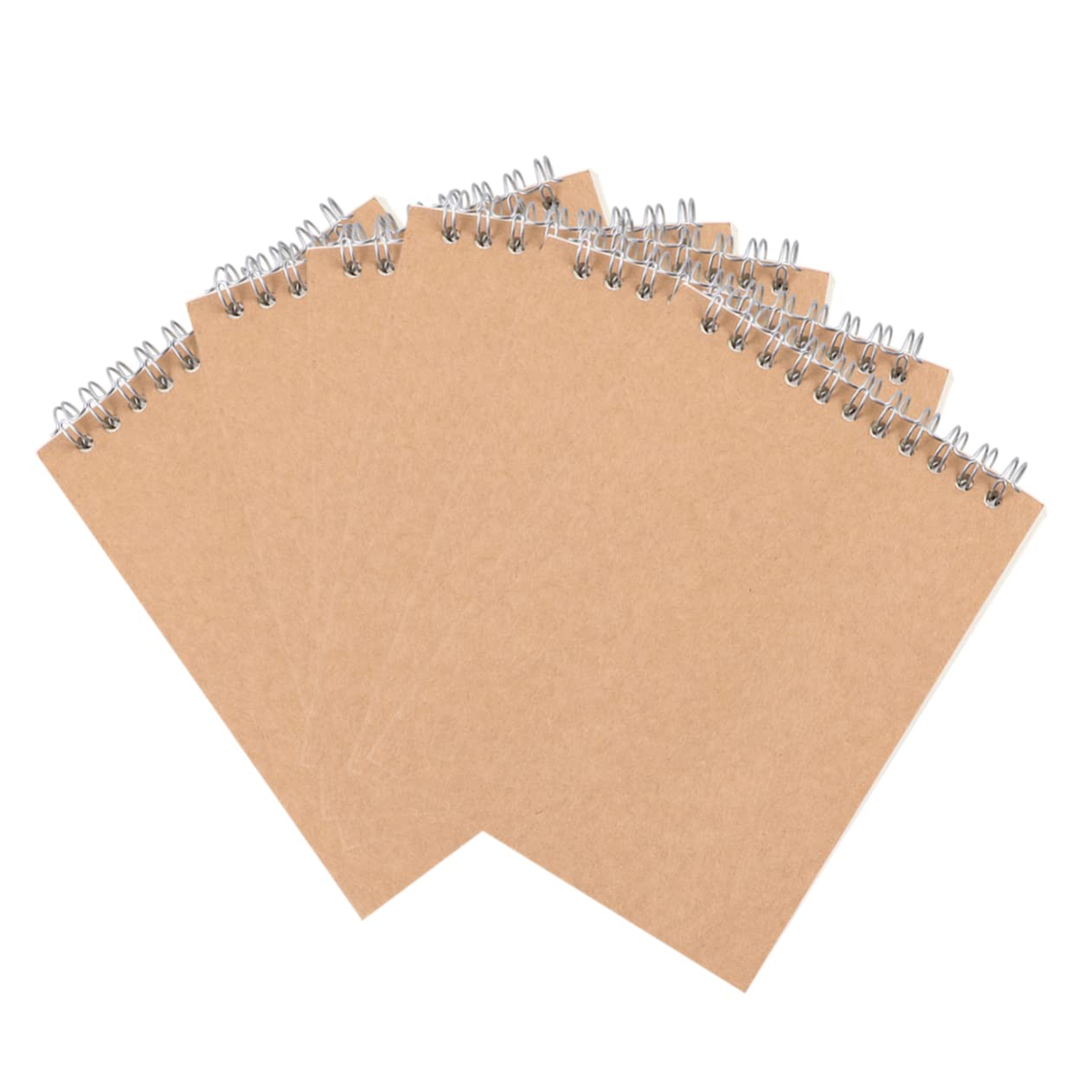 Kraft Notizbuch 12stücke Braun Papier Spiralheft Blanko Schulanfang Party