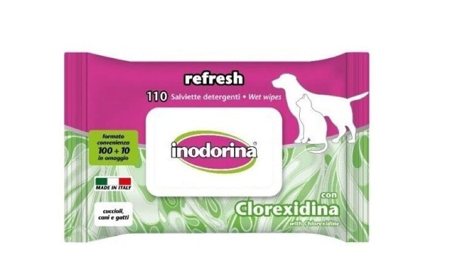 Generico Inodorina - Toallitas de enfriamiento para perros, 110 unidades