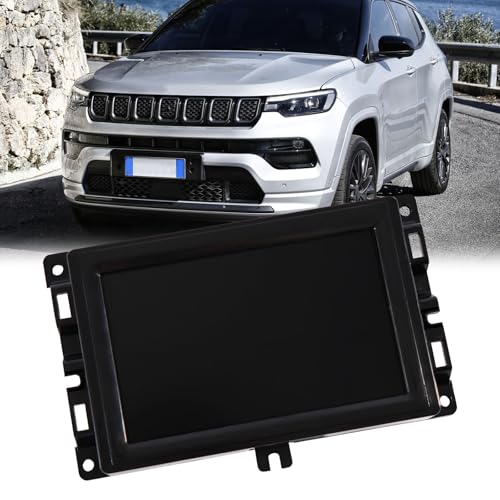 7 Uconnect Touch Screen Display Compatible with 2017 2018 2019 2020 Jeep Compass # TDO-WXGA0700K00057-V1 TDO-WXGA0700K00033-V2 with Bracket(No 8.4)