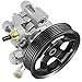YHTAUTO Power Steering Pump with Pulley Replacement for 2003-2008 Toyota Corolla Matrix, Pontiac Vibe 1.8L L4, Power Assist Pump