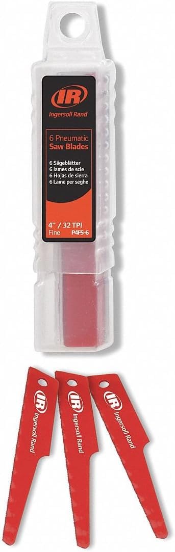 Ingersoll Rand P4CS-6 Course, Standard Pitch Reciprocating Saw Blades - 6 Pack