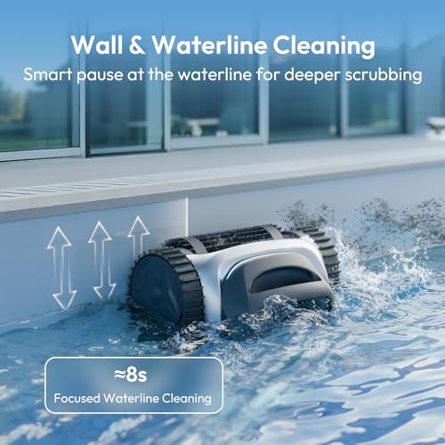 Image of (2026 New) Bubot 700 Cordless Roboitc Pool Cleaner, Pool Vacuum with 210-Min Rumtime, Superior Suction, Triple Motors, Floor /Wall /Waterline Cleaning, for Inground & Above-Ground Pool, Light Grey
