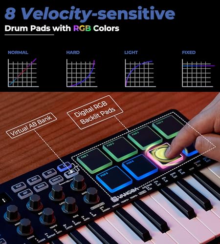 Vangoa 25 Keys Midi Keyboard Controller thumb #1