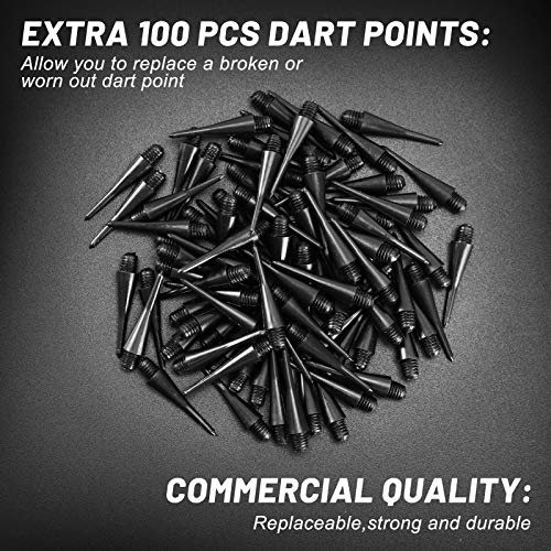 Accmor AC8304-RBYG-12PC 12 Pcs Soft Tip Darts, Bar Dart, Plastic Tip Darts Set thumb #5
