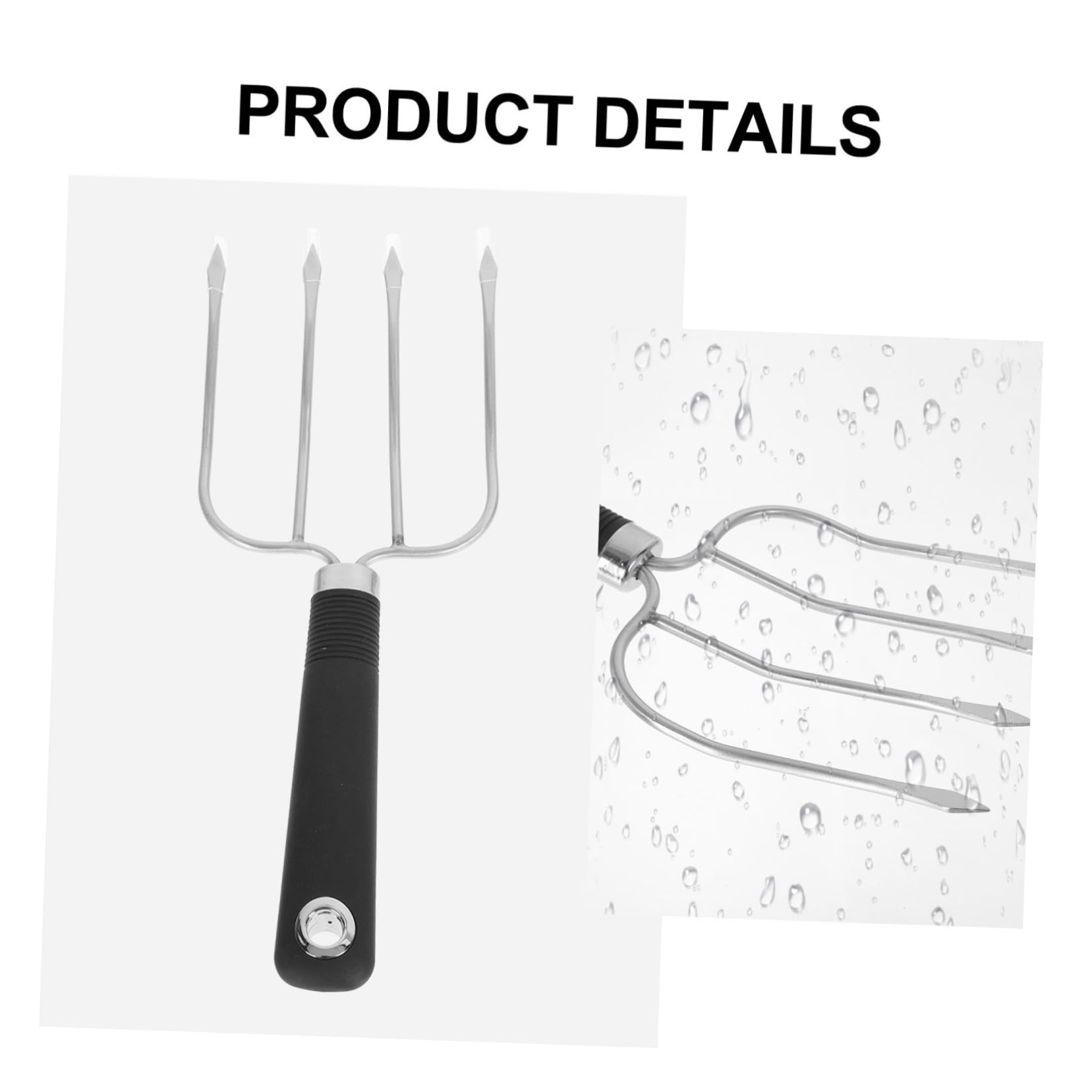 ibasenice 3 Pezzi da Barbecue Inossidabile con Utensile per Grigliate Carne per Arrosti All