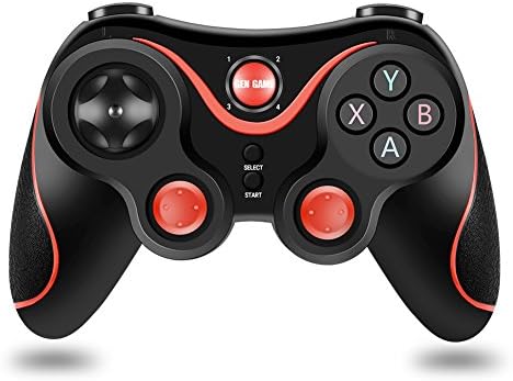 Weiyirot Bluetooth Game Controller, Wireless Gaming Gamepad, Smartphone Gaming Joystick Handle Dual Analogue Joystick Free-Drive Game Controller for iOS/Android/Cellphone/Tablet/TV Box, Plug & Play Weiyirot Bluetooth Game Controller, Wireless Gaming Gamepad, Smartphone Gaming Joystick Handle Dual Analogue Joystick Free-Drive Game Controller for iOS/Android/Cellphone/Tablet/TV Box, Plug & Play