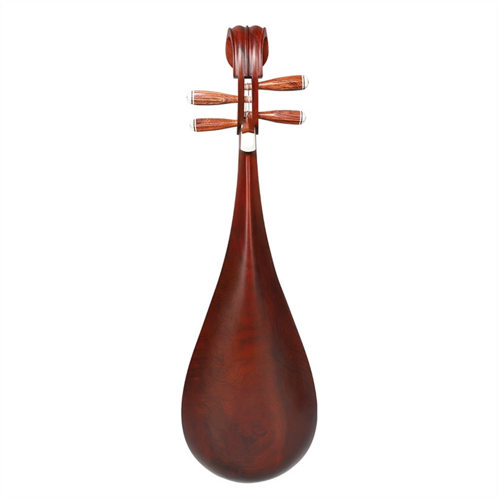 FLFL Hartholz Chinesische Lute Pipa Musical Instrument Australis Palisander Material Holzwelle Holzphase Rosenholz Pipa