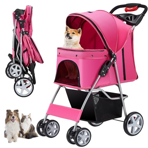 Unisakey 4 Wheels Pet Stroller