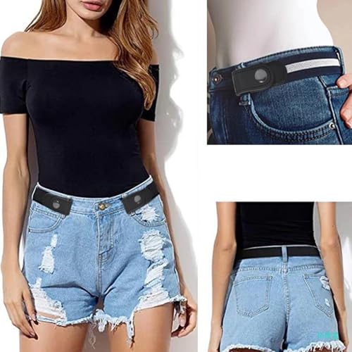 No Buckle Invisible Elastic Stretch Belt | Invisible Nylon Elastic Belt No Buckle Lazy - Comfortable No Show Stretch Adjustable Women Accessories For Pants2