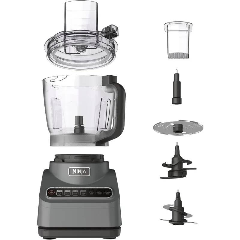 SHIPLORD® Powerful 9-Cup Food Processor with 3 Blades & 4 Functions for Effortless Food Prep-image-1