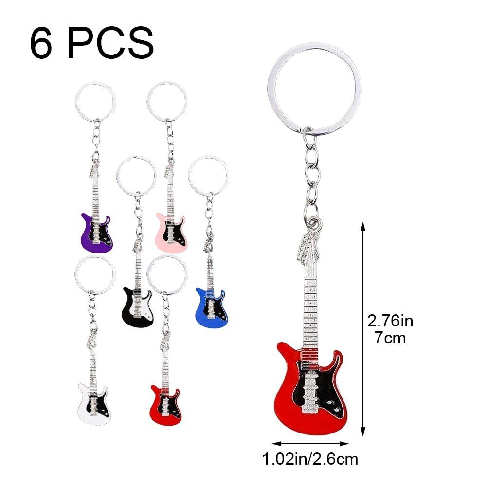 Amazon.co.jp: ギターキーホルダー エレキギター キーリング