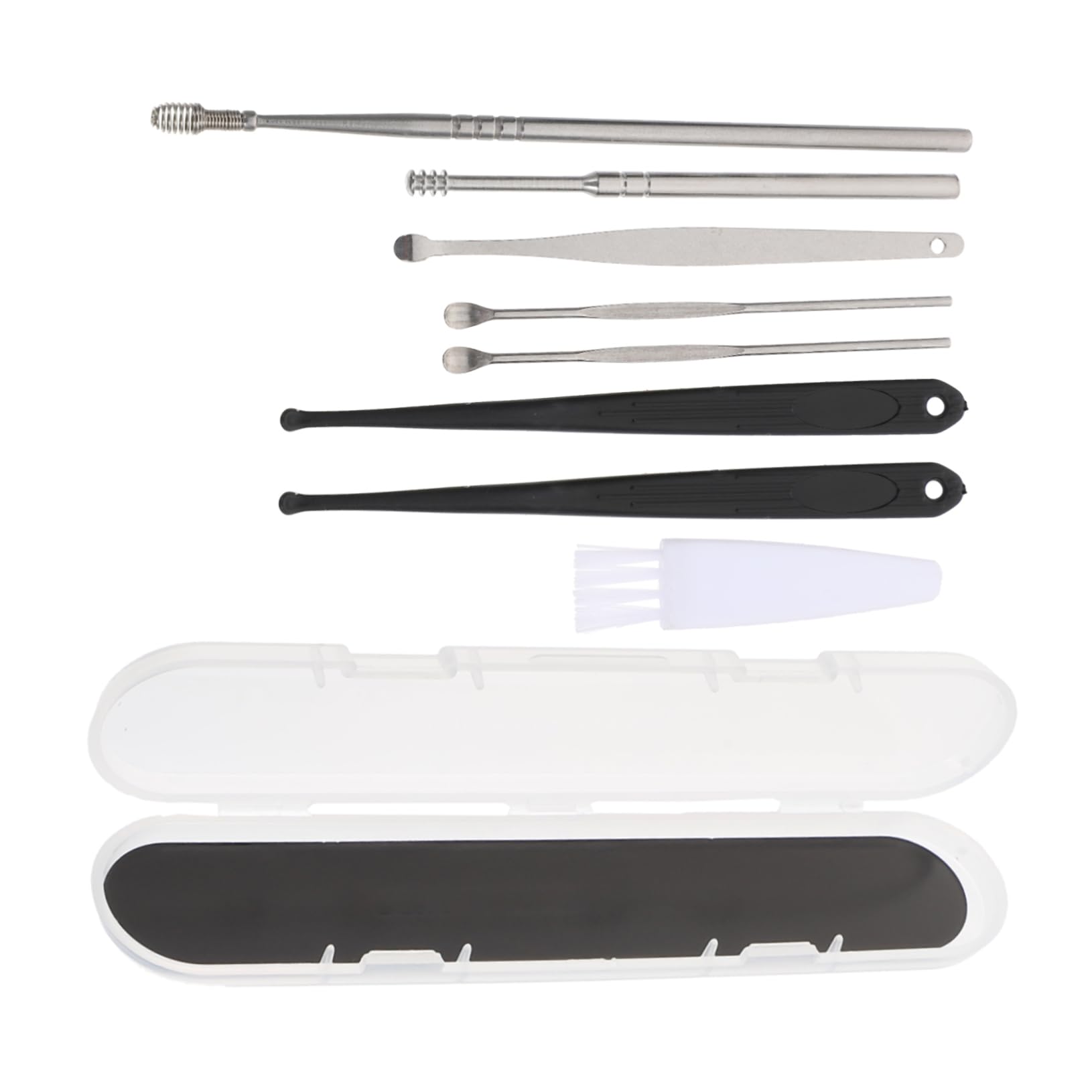 FOMIYES Daily Ear Cleaning Essentials 3-in-1 Tools Stainless Steel Comfortable for Ages