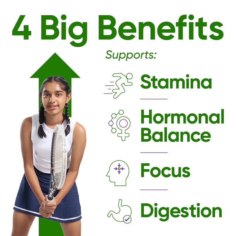 Image of Supafuelz Power Shake Teen Girls 13+ Yrs (2 x 400g)| Height & Strength Drink | 14g Protein, 33 Nutrients, Probiotics & Ayurvedic Actives| Daily Nutrition Drink supports Height, Strength & Focus | Chocolate 800g | Safe Nutrition Drink For Teens