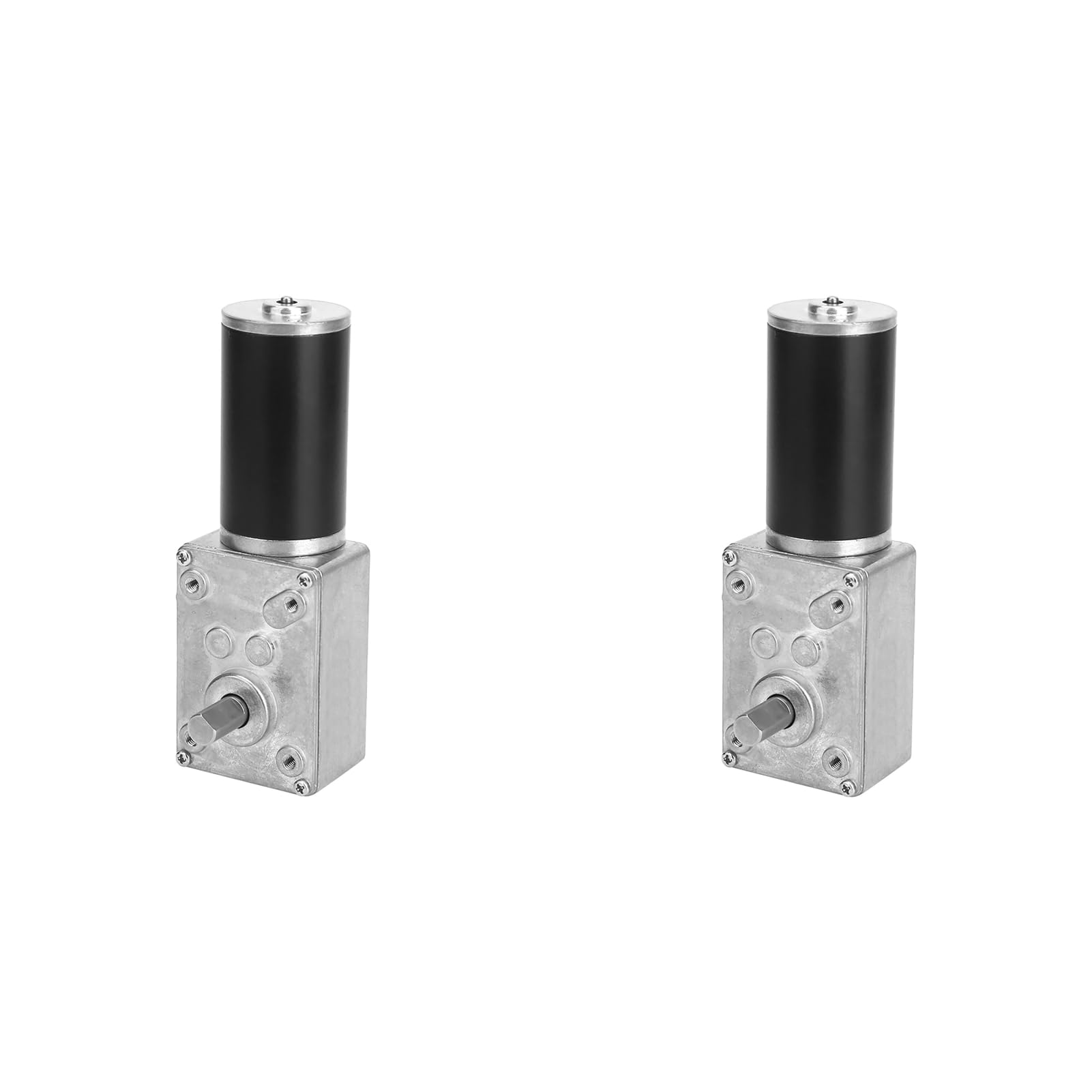 Motor de engranaje helicoidal de 12V con eje de 8mm y alta torsión para caja de cambios, 2 Uds