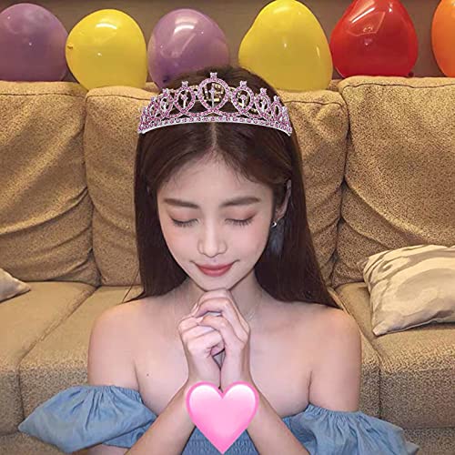 Dewlin Compleanno Strass Corona Diadema, Birthday