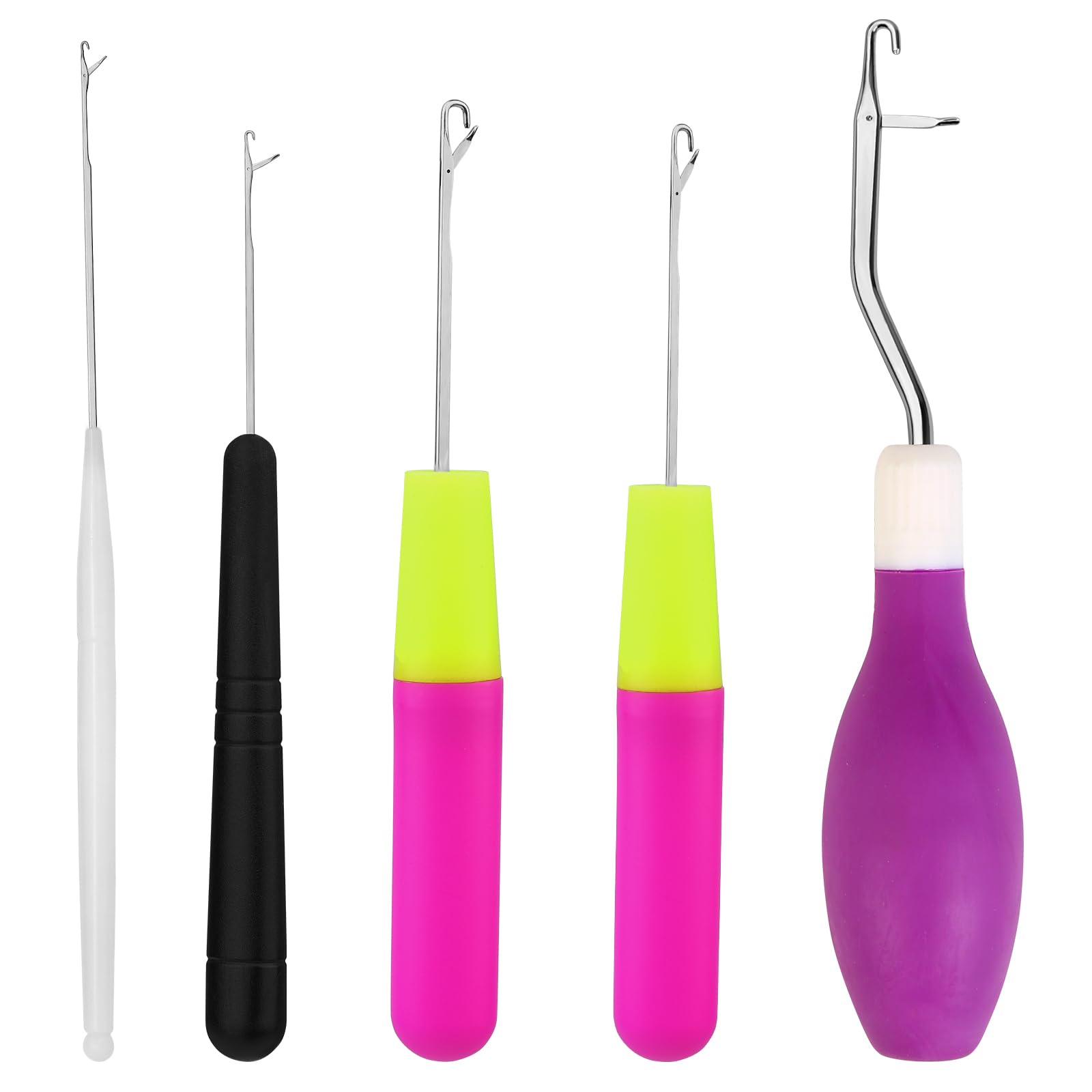 5 Pcs Latch Hook, Latch Hook Tool,Latch Hook Kits for Adults, Latch Hook Crochet Needle for Carpet Making