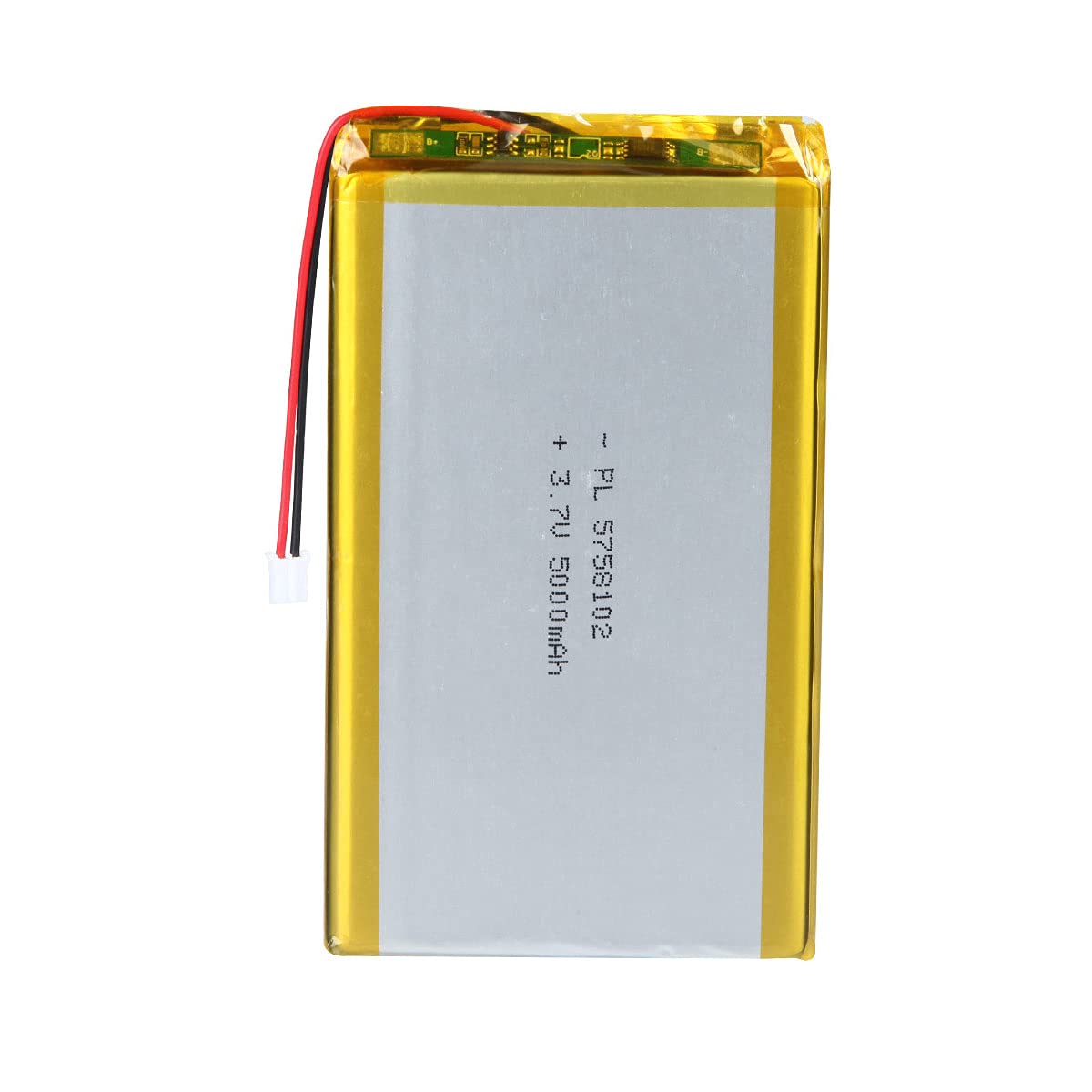 YTKavq 3.7V 5000mAh Battery 5758102 Lithium Polymer Ion Rechargeable Li-ion Li-Po Battery with 2P PH 2.0mm Pitch Connector…