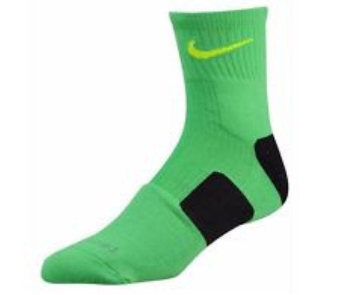 lime green nike elite socks