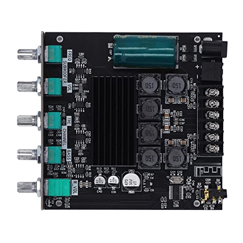 Subwoofer Amplifier Board ZK TB21 100W 2.1 Channel High Power Bluetooth Hifi Audio Amplifier Board for Home Theater Systems Aluminum DC12 24V - Image 8