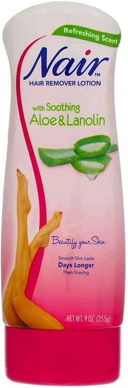 Hair Remover Lotion Aloe & Lanolin 9 Ounce (266ml) (2 Pack)