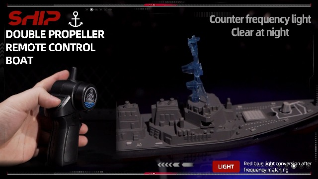 Amazon.com: Dodoore Remote Control Warship RC Military Battleship