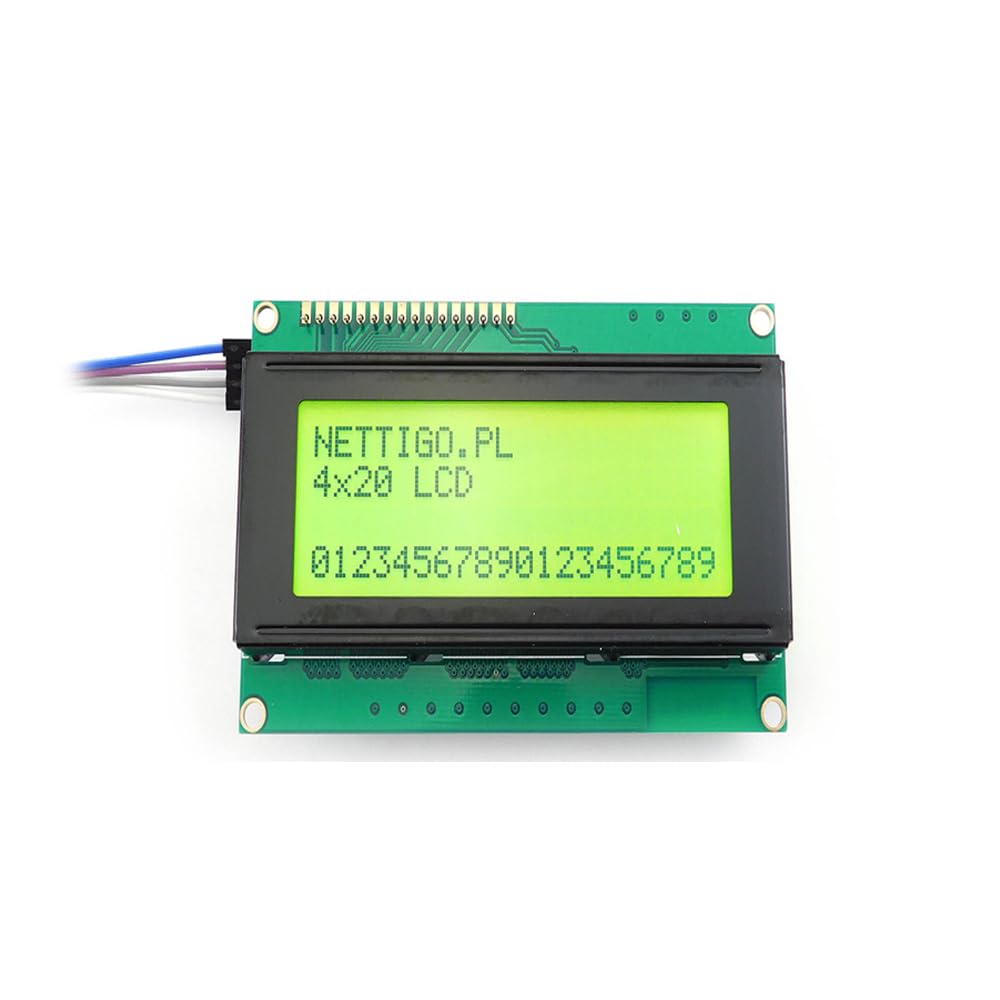 Display LCD 20x4 Con Interfaccia I2C - Retroilluminazione Verde Per Arduino - Foto 9