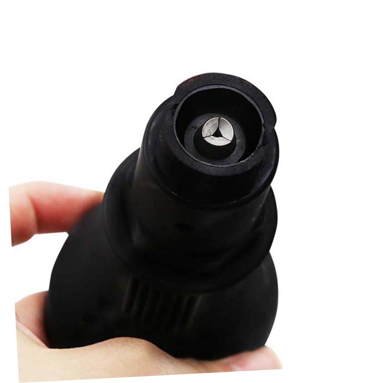 NUOBESTY Adattatore per Trapano Rivettatrice Elettrica Nero in Metallo Testa Filettata, Design Compatto e Ergonomia, Kit da 3 Pezzi per Rivettatura Veloce e Precisa