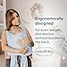 Koala Babycare Baby Carrier Wrap, Easy to Wear As a T-Shirt - Original Baby Carrier Newborn to Toddler - Sling One Size Fits All - Baby Wraps Carrier Up to 22lbs
