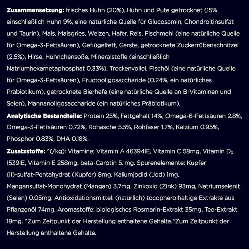 Eukanuba Hundefutter mit frischem Huhn für große Rassen, Premium Trockenfutter für Junior Hunde, 15 kg