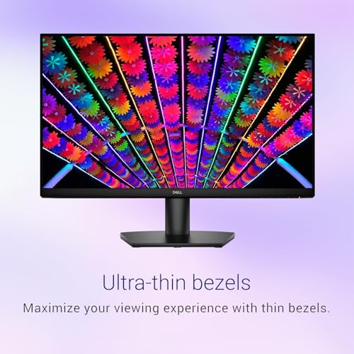 Image of Dell S24 Series Monitor - 24 inch IPS LED FHD 144Hz - AMD FreeSync - VESA, 16:9 Monitor, 1ms MPRT, Low Blue Light, Flicker Free, Anti-Glare, 2 x HDMI, Black