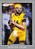 2022 Sage Hit Draft Low Series Artistry Silver #ART-DC Dustin Crum Kent State Golden Flashes Prospect Football Trading Card in Raw (NM or Better) Condition