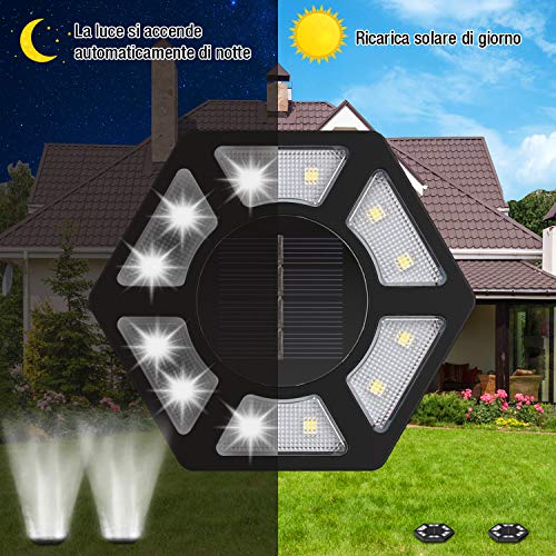 Fenvella Luci Solari per Giardino, LED Lampade
