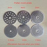KAWAAI Neue Tierfutter-Pelletmaschine, manueller Tierfutter-Granulator, optionale 1,5/2/2,3/2,5/3/3,5/4/5/6/7/8/9/10 mm Formen, für Vögel, Fische, Katzen, Hunde 4