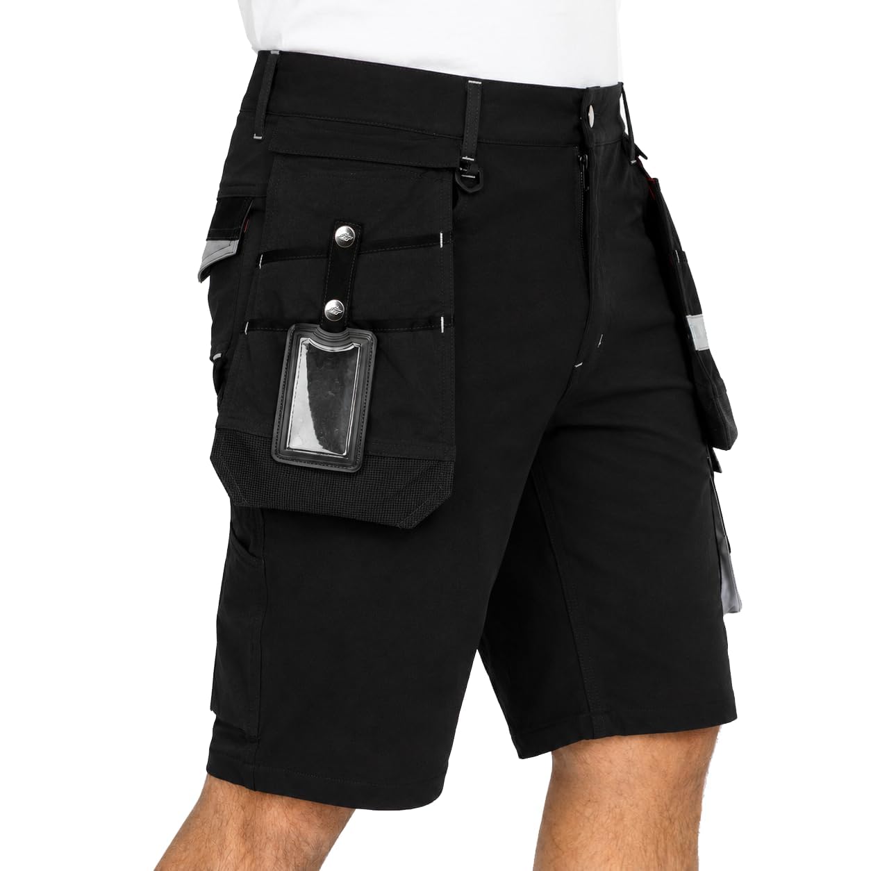 BWOLF Vector Short De Travail pour Homme – Short De Travail Robuste Et Flexible en 90% Nylon 10% Élasthanne – Léger, Extensible, Multi-Poches
