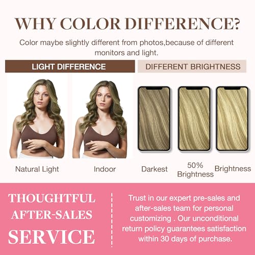 Image of GOO GOO Seamless Clip in Hair Extensions Real Human Hair Remy Extensions