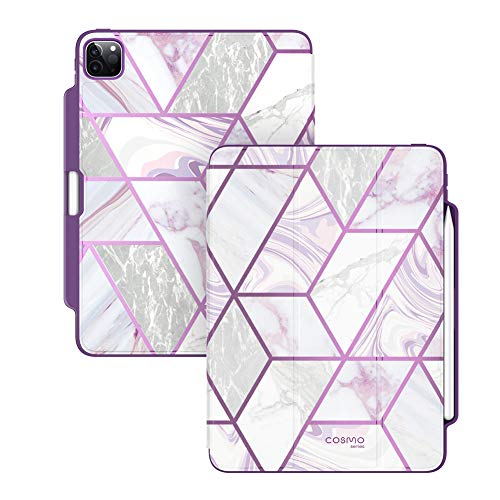 i-Blason [Cosmo Series] Custodia iPad Pro 11 2020 / iPad Pro 11 2018 con Cavalletto Pieghevole e Pencil Holder per iPad Pro 11