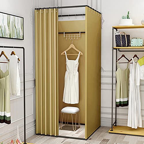 Cortina divisoria de ambientes para vestuario temporal y probador de ropa plegable
