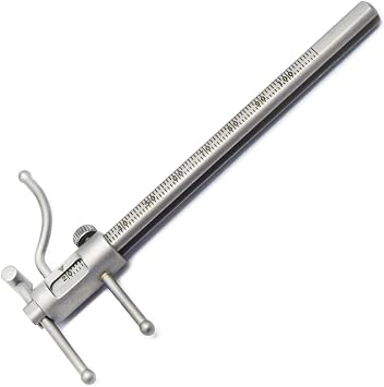 MEDSPO Professional Dental Orthodontic Gauge | Bracket Height Moveable Adjustable Locator | Positioning Measuring | Dentist Lab Measuring Instruments Dental Venus Apollo Gauge