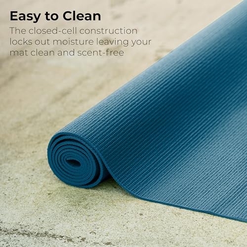 Hello Fit 10-Pack Yoga Mat With Carrying Strap, 68" x 24" Non Slip Exercise Mat, 4mm Thick Gym Mat, Bulk Non Toxic Yoga Mats for Home Workout and Studios - Image 6