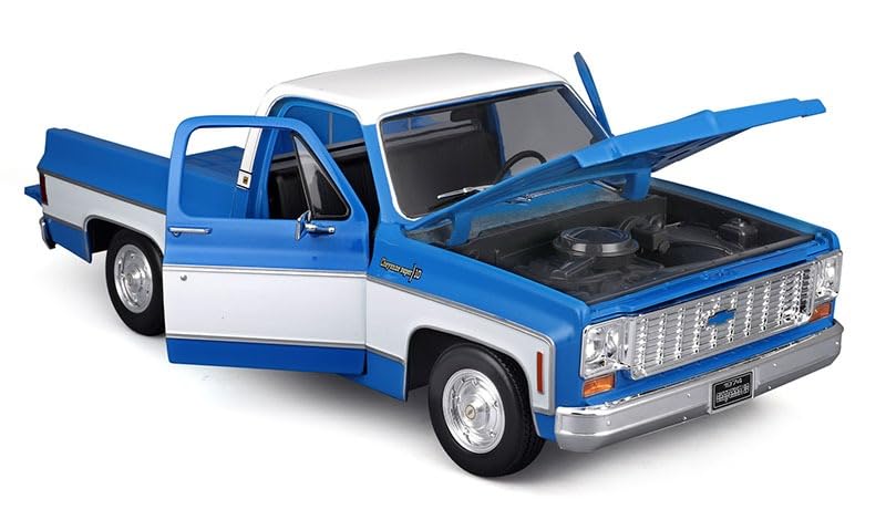 Modelo a escala 1:18 compatible con Chevrolet C10 Cheyenne 1974 miniatura 3