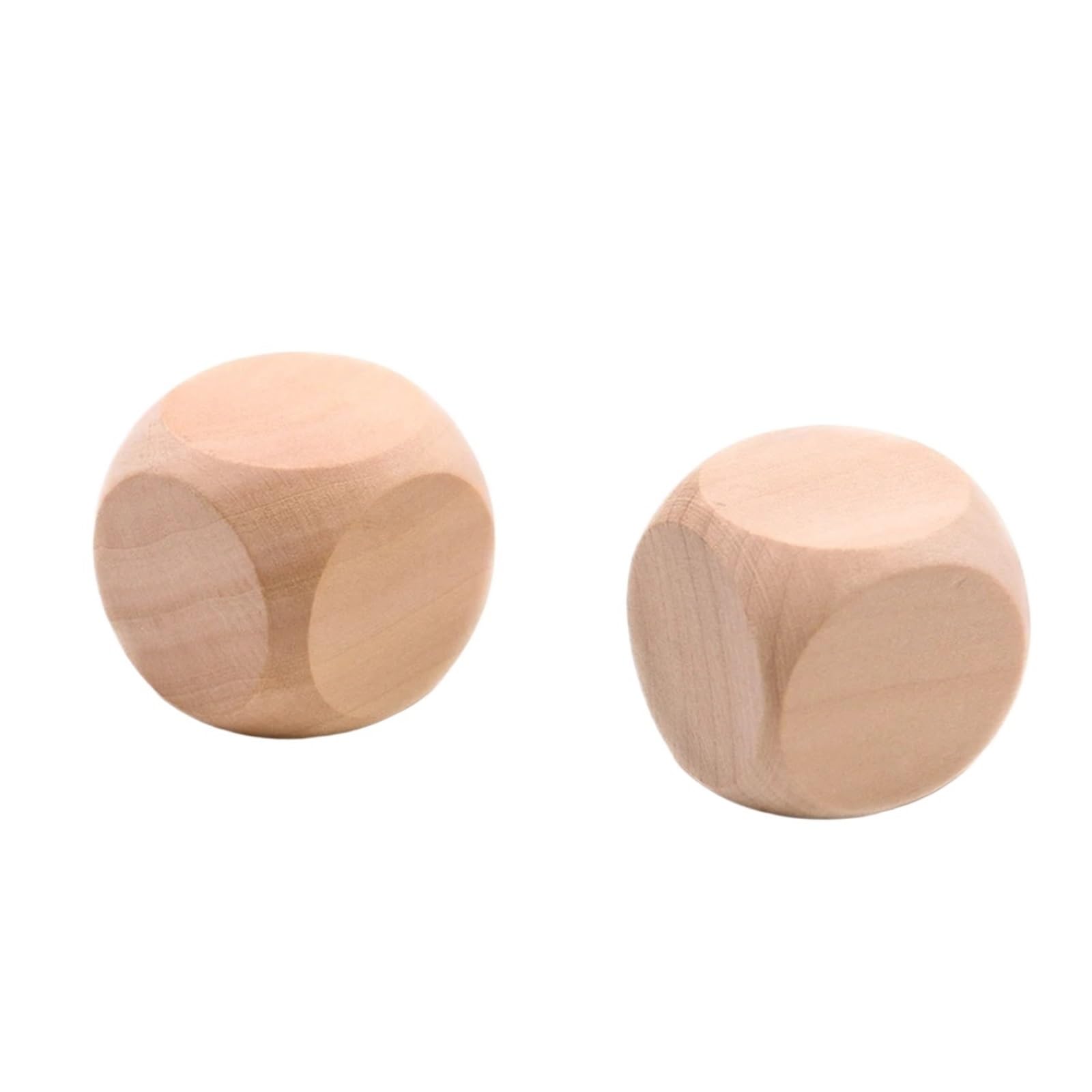 50 dados de madera en blanco 40 mm y 6 caras for manualidades, fiestas, juegos familiares, impresión, grabado, juguetes for niños, cubos, accesorios entretenimiento