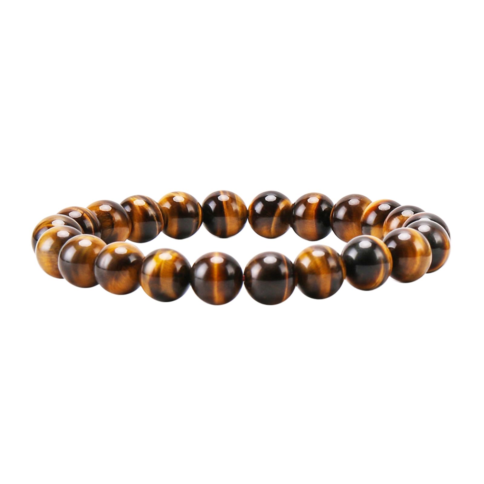 WETY Bracciale Tibetano,Bracciali Intrecciati con Perline di Ametista Naturale, Bracciale in Cristallo Regolabile Nero Gioielli in Cristallo Reiki per Uomo Donna