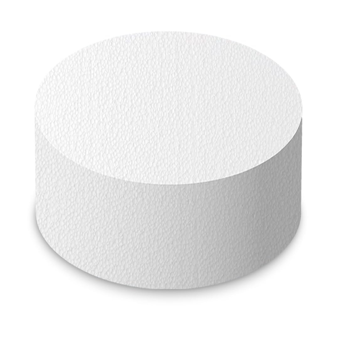 6" Inch Diameter Round Cake Polystyrene Modelling Dummy 6" inch Deep