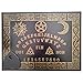 Planche Ouija en Francais Bois (Triquetra) : Grande Table avec Goutte, Jeu Oui Ja Board + Planchette. Idéal Communication avec Morts, Esprits et Au Delà, Objet Spiritisme Magique Paranormal