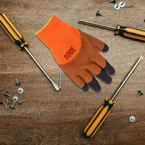 Guantes térmicos de trabajo aislantes para combatir el frío extremo en invierno, lote de 10 6