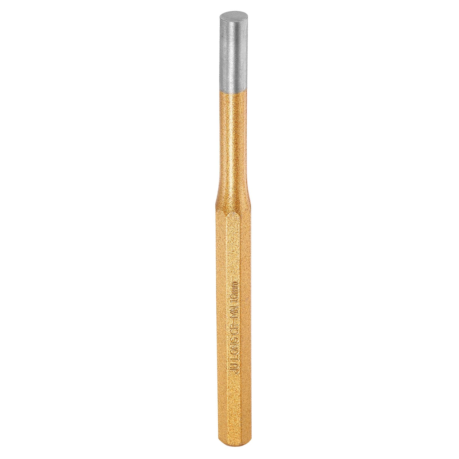 sourcing map Pin Punch 10mm(2/5") 175mm Length Metric Non-marring Alloy Steel Cylindrical Alignment Punch Drive Pin Tools for Automotive Watch Repair Jewelry Craft