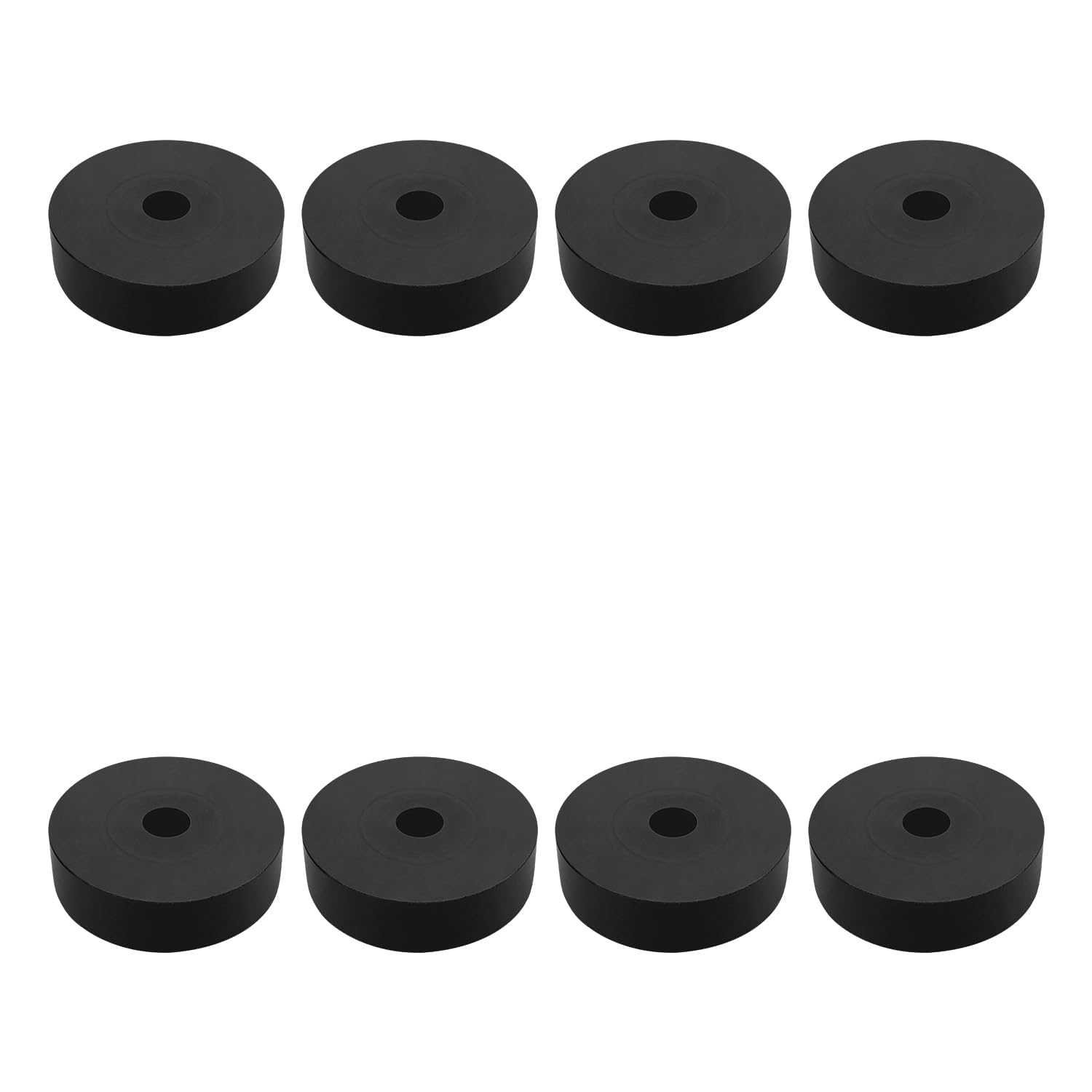 8 PCS Multi Purpose Rubber Spacer, 2-2/5" OD x 1/2" ID x 3/5" Thickness Rubber Washers for Screws, Anti Vibration Pads for Bolts, Car, Boat, Home (60 * 12 * 15mm)