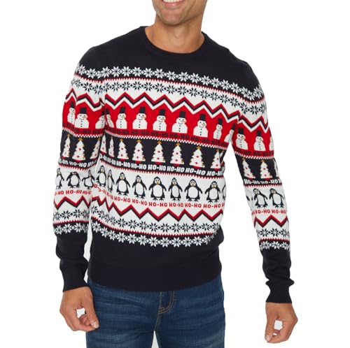 NOROZE Herren Weihnachtspullover Unisex Lustig Neuheit Faire Insel...
